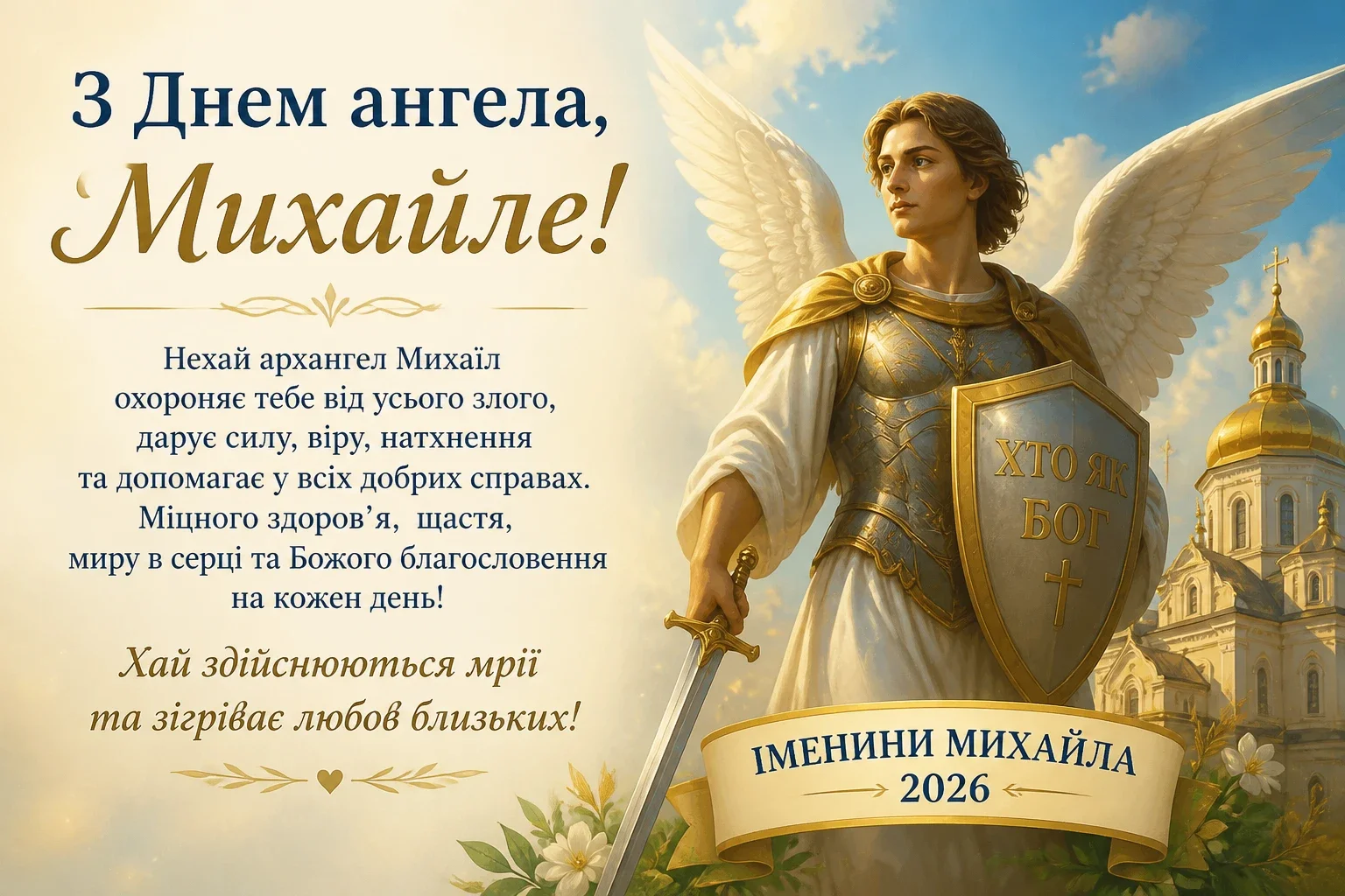 На іменини Михайла 2026