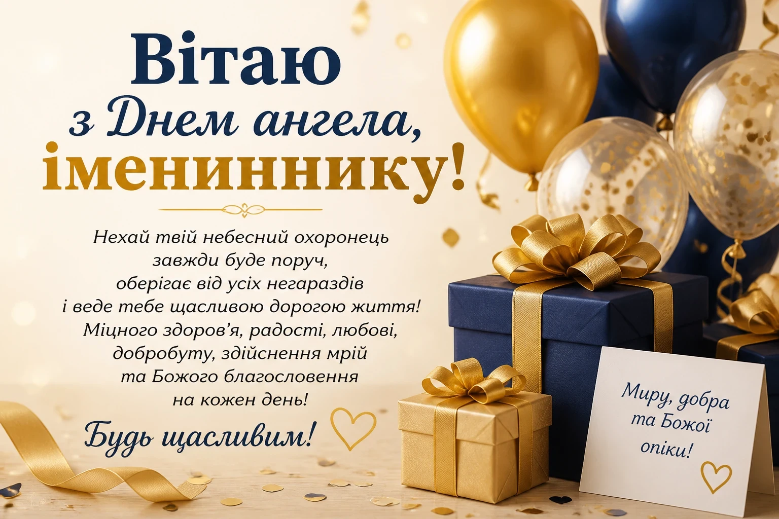 Привітання з іменинником