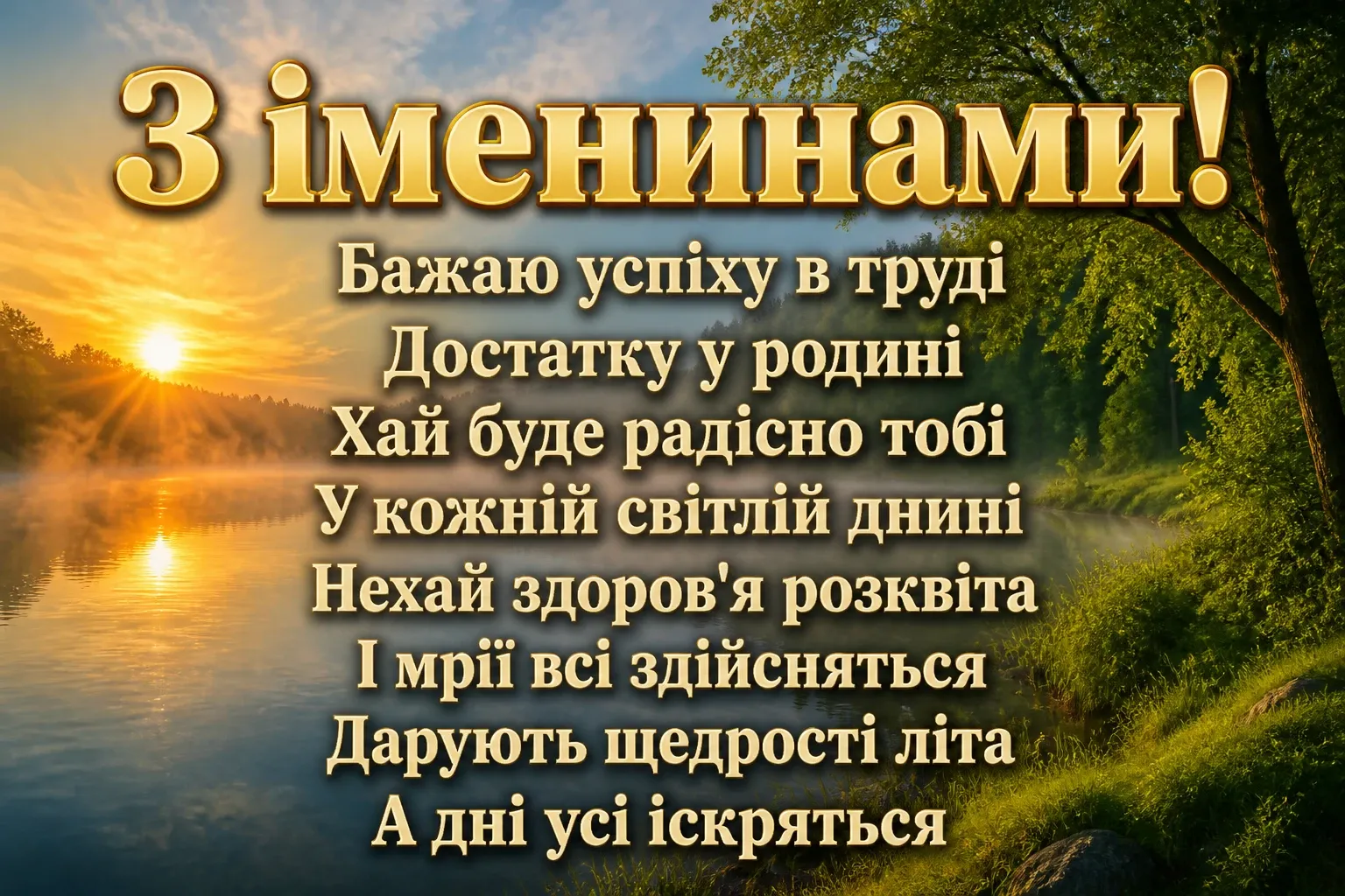 іменини любові