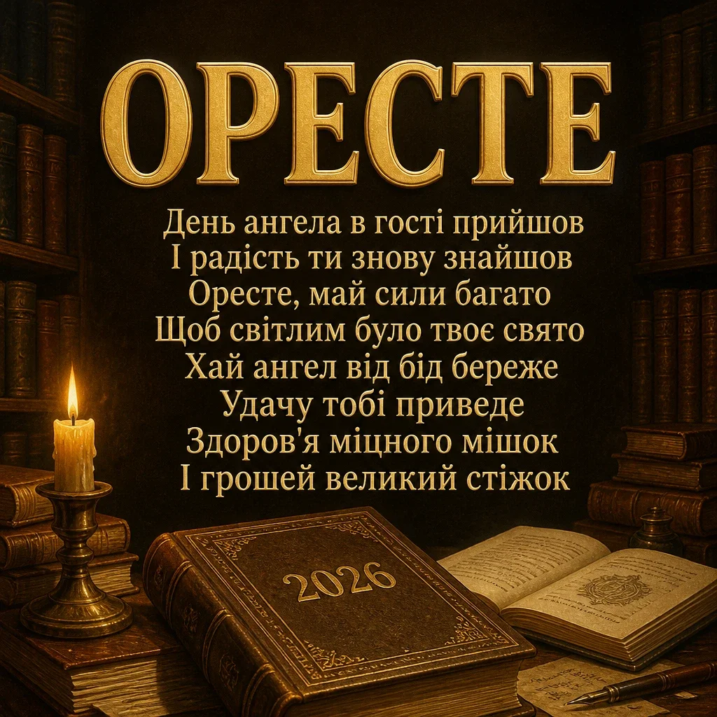 іменини ореста 2026 іменини ореста 2026
