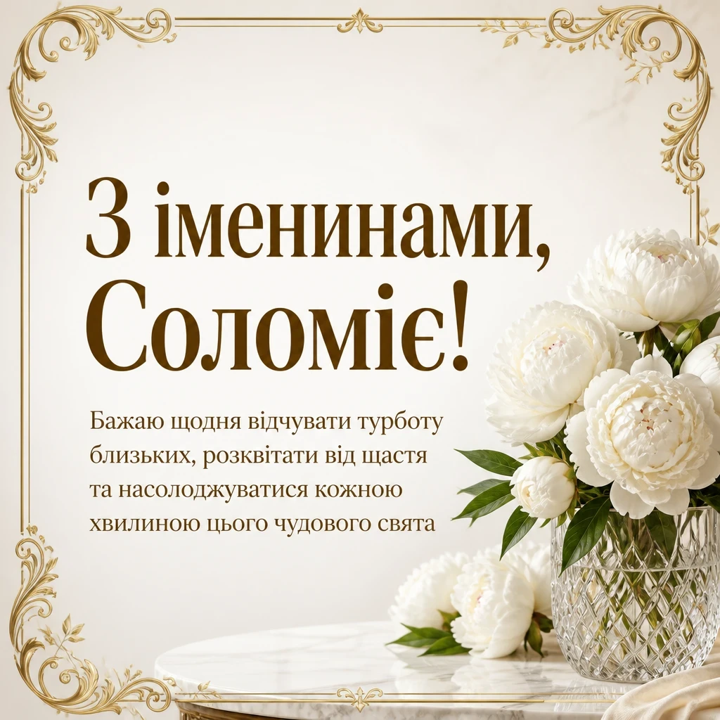 іменини соломії