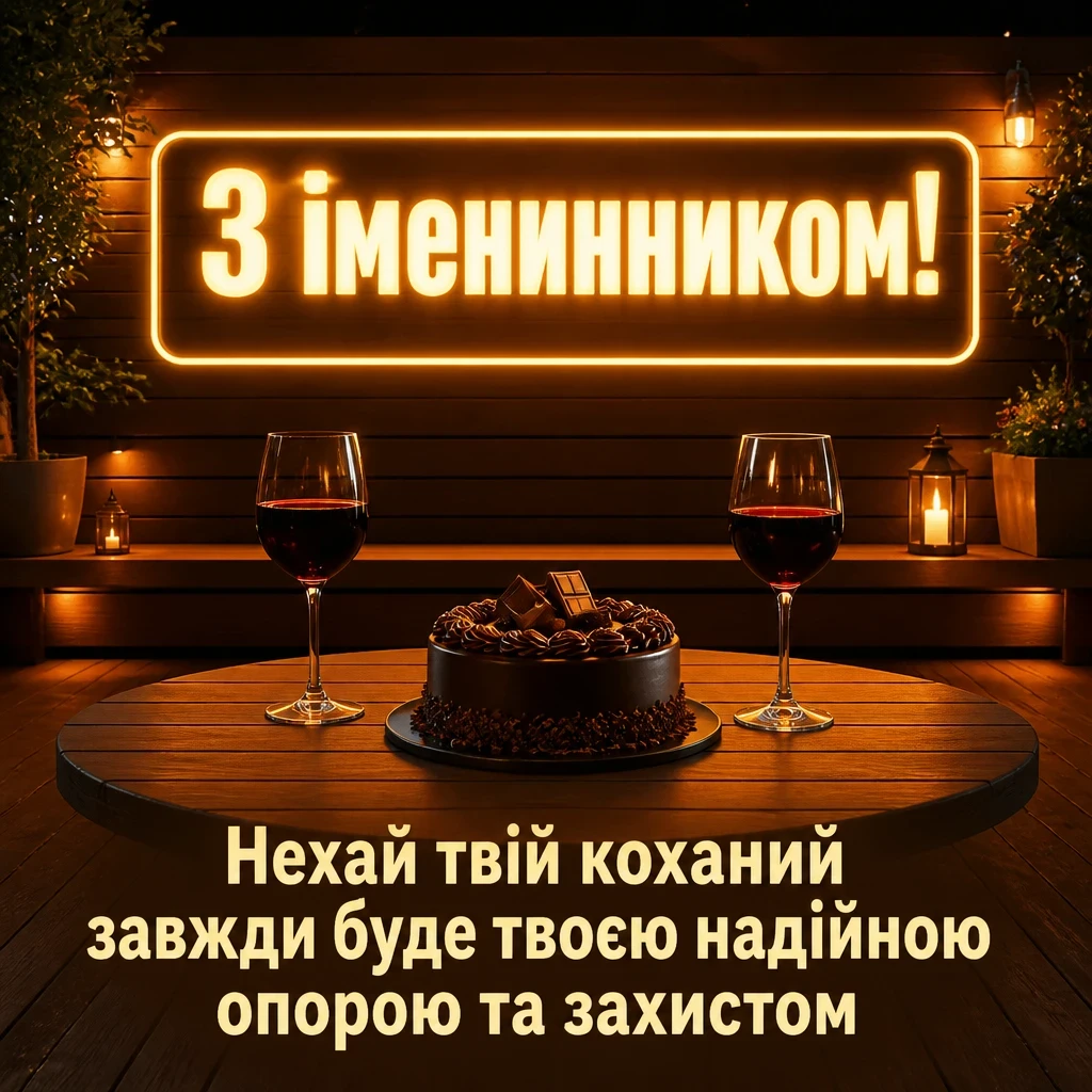 привітання з іменинником чоловіка