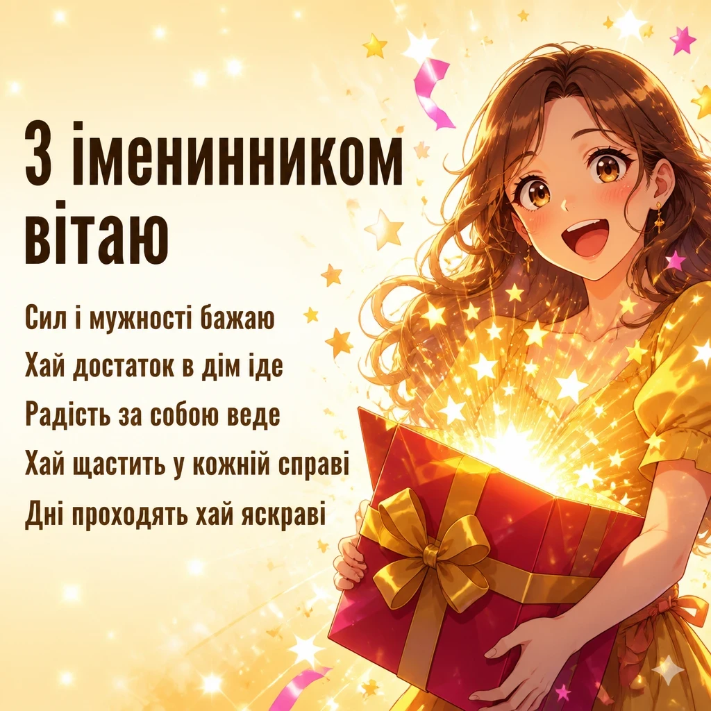 привітання з іменинником чоловіка