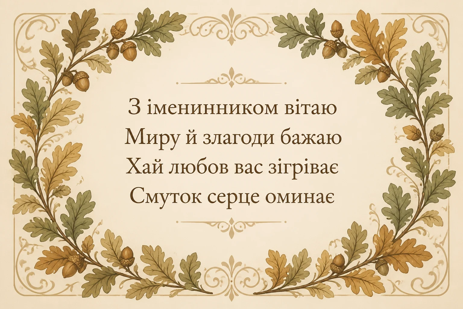 привітання з іменинником чоловіка