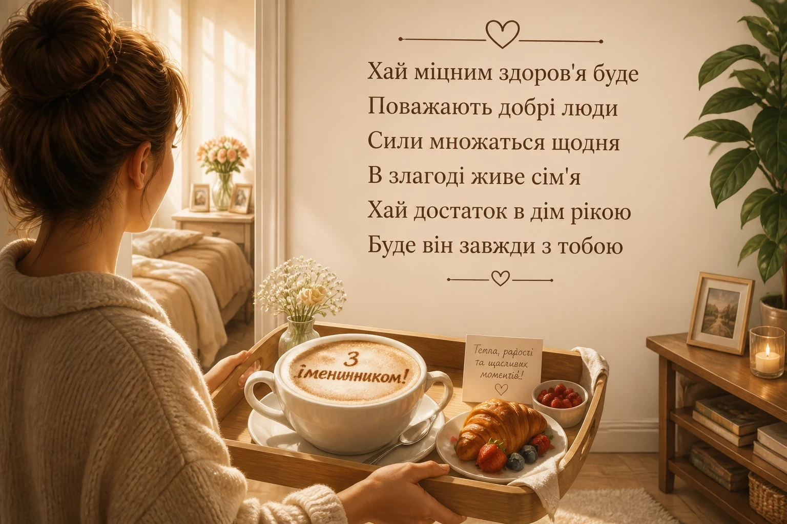 привітання з іменинником чоловіка
