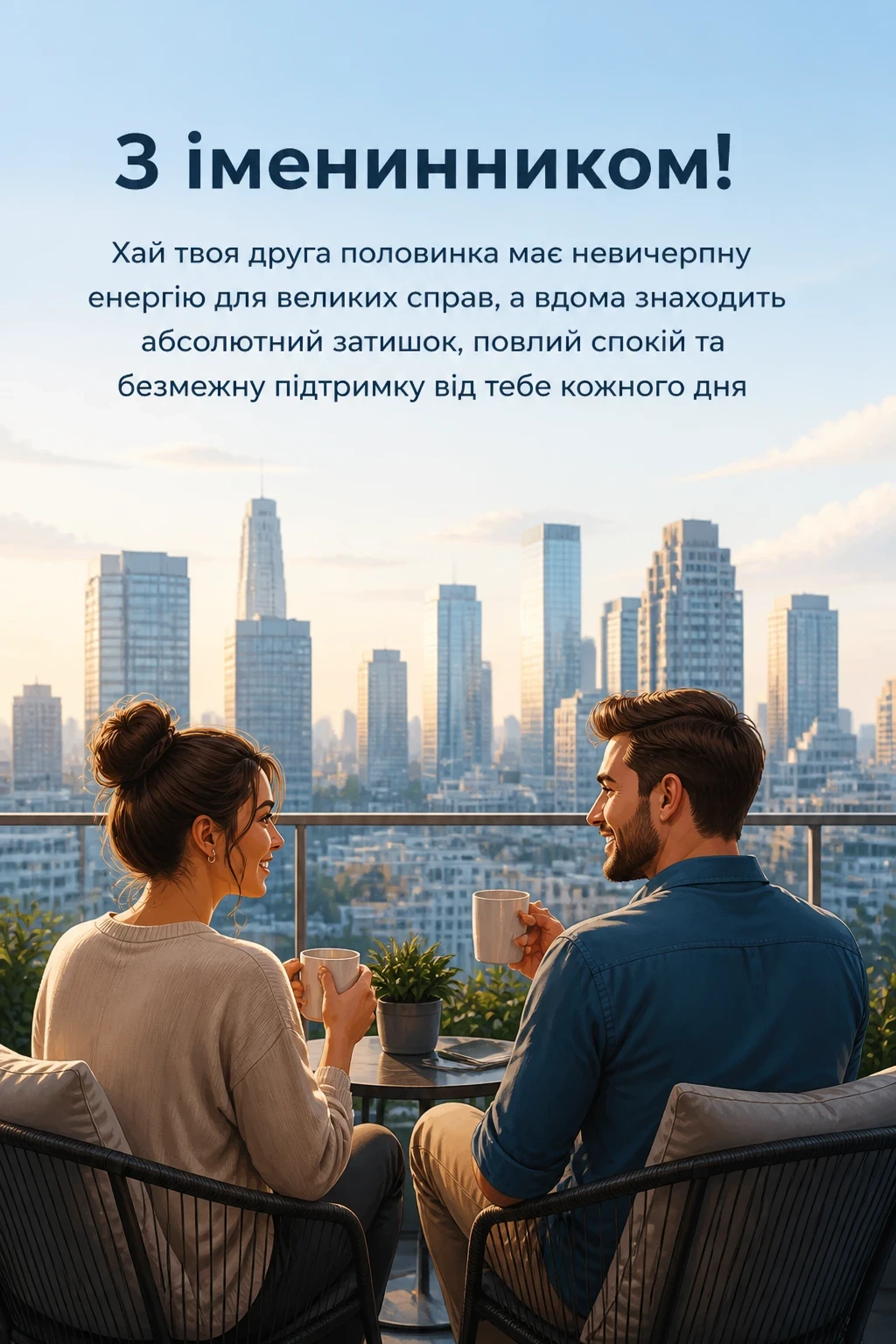привітання з іменинником чоловіка