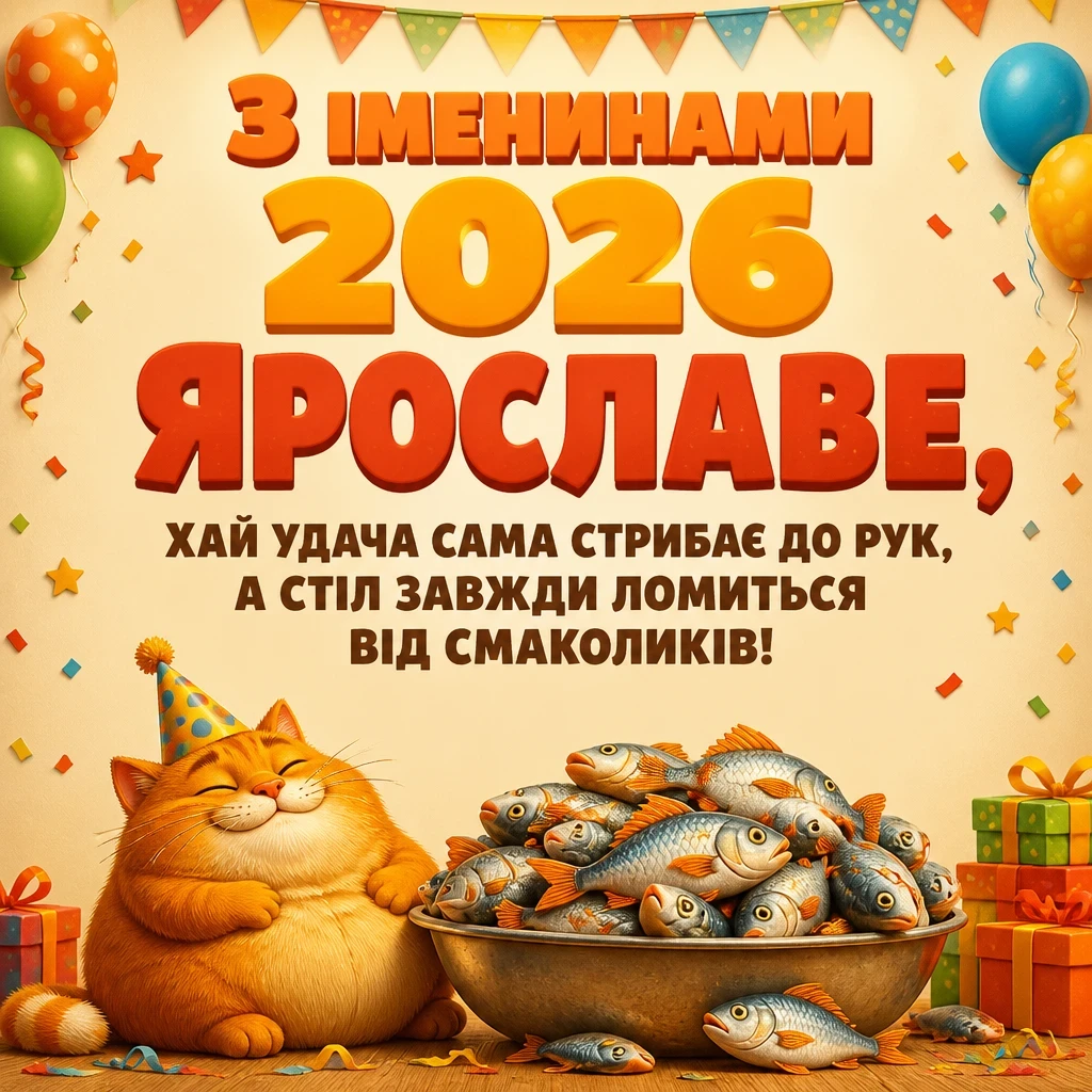 іменини ярослава 2026