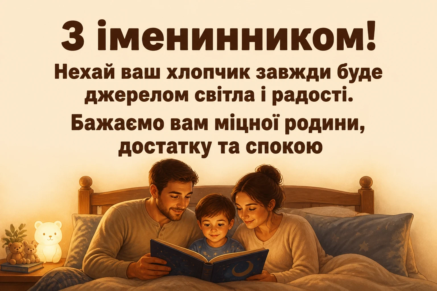 привітання батькам з іменинником