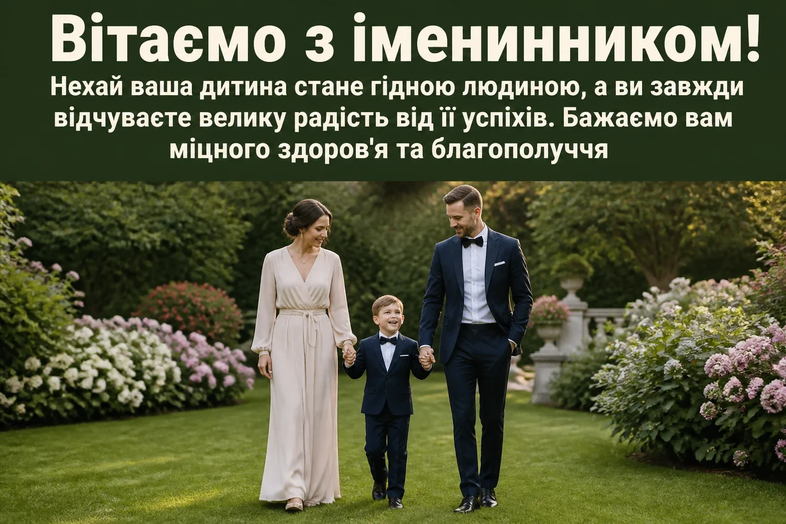 привітання батькам з іменинником