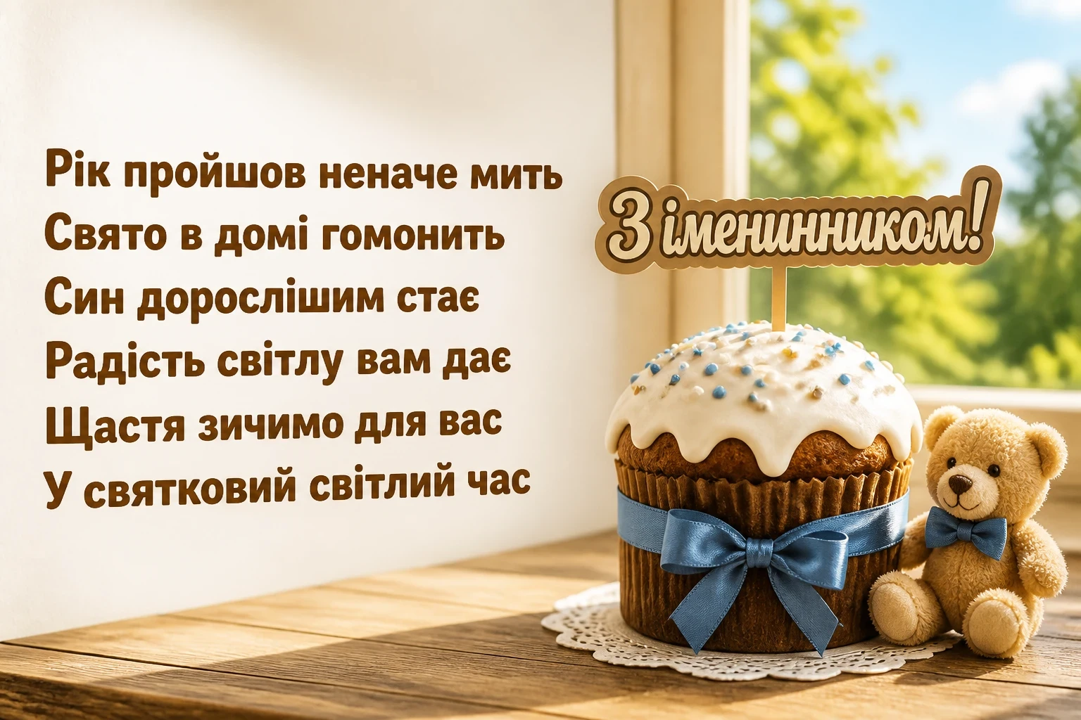 привітання батькам з іменинником