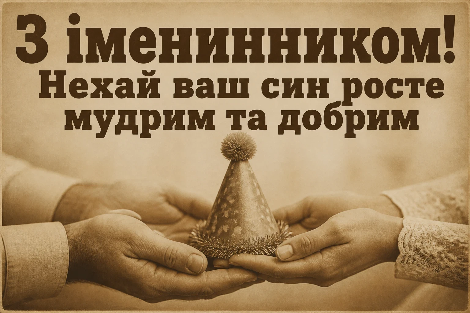привітання батькам, з іменинником