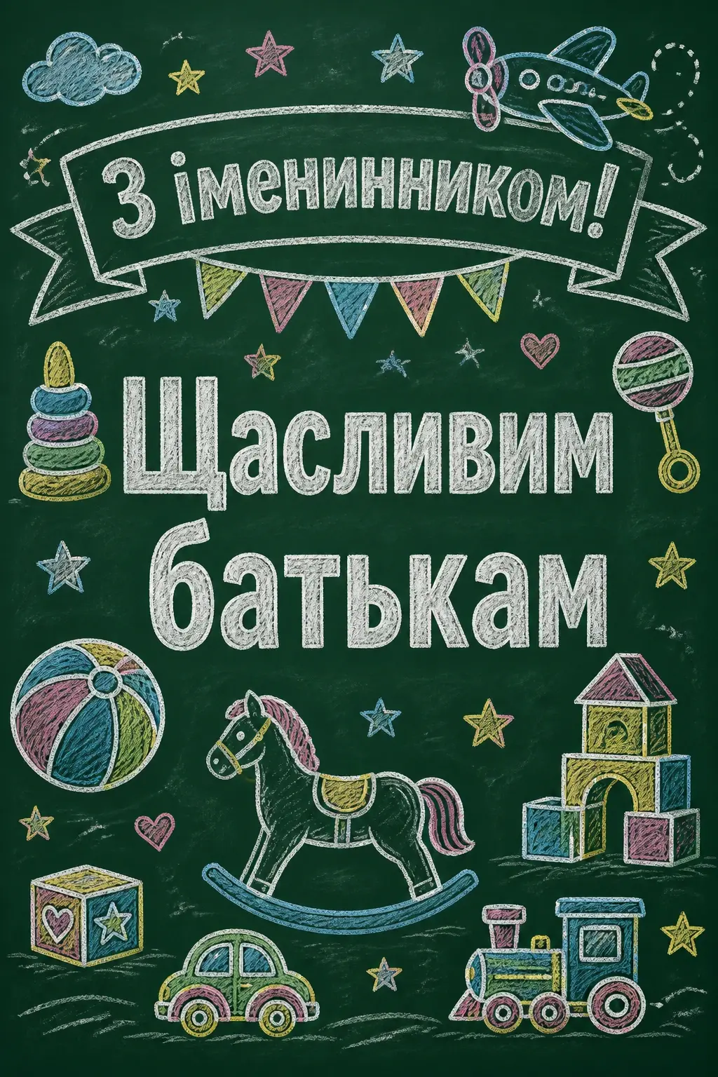 привітання батькам, з іменинником