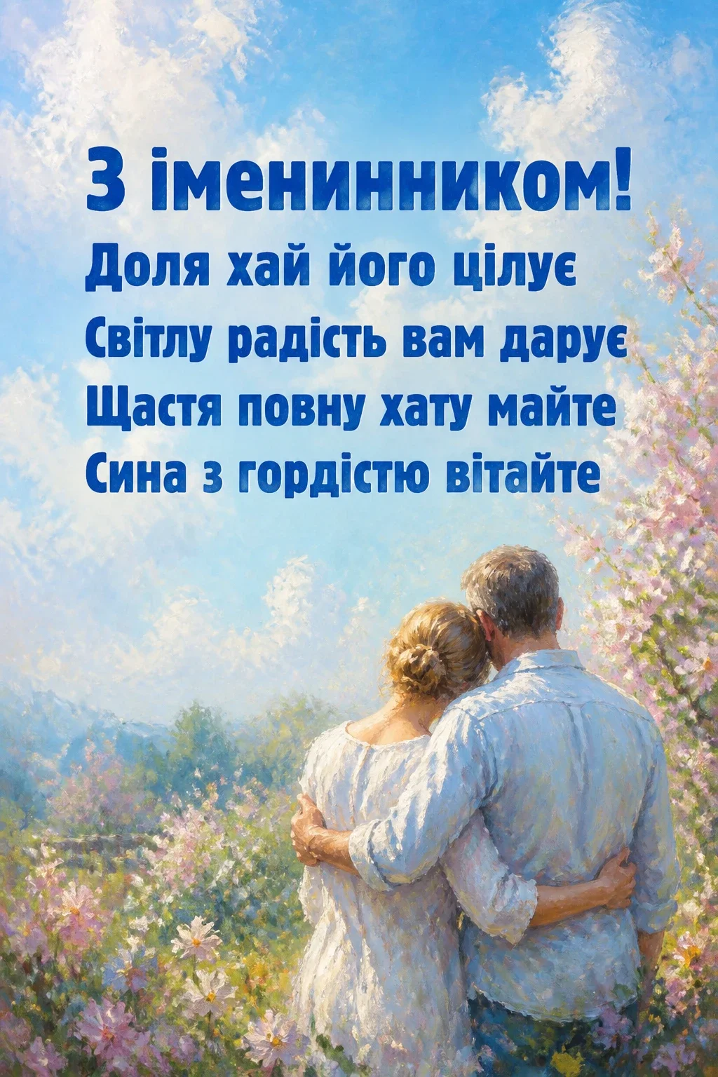 привітання батькам, з іменинником