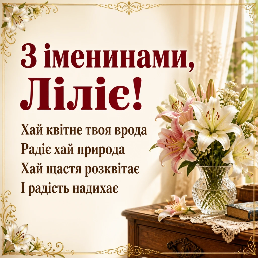 іменини лілії