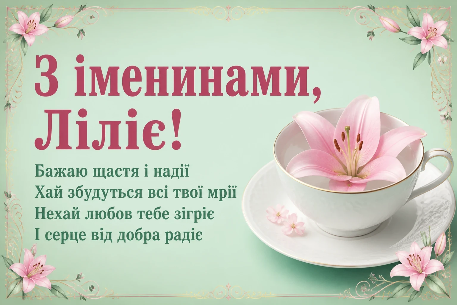 іменини лілії