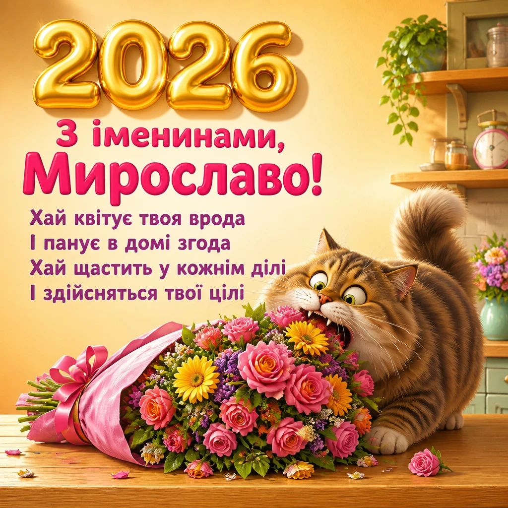 іменини мирослави 2026