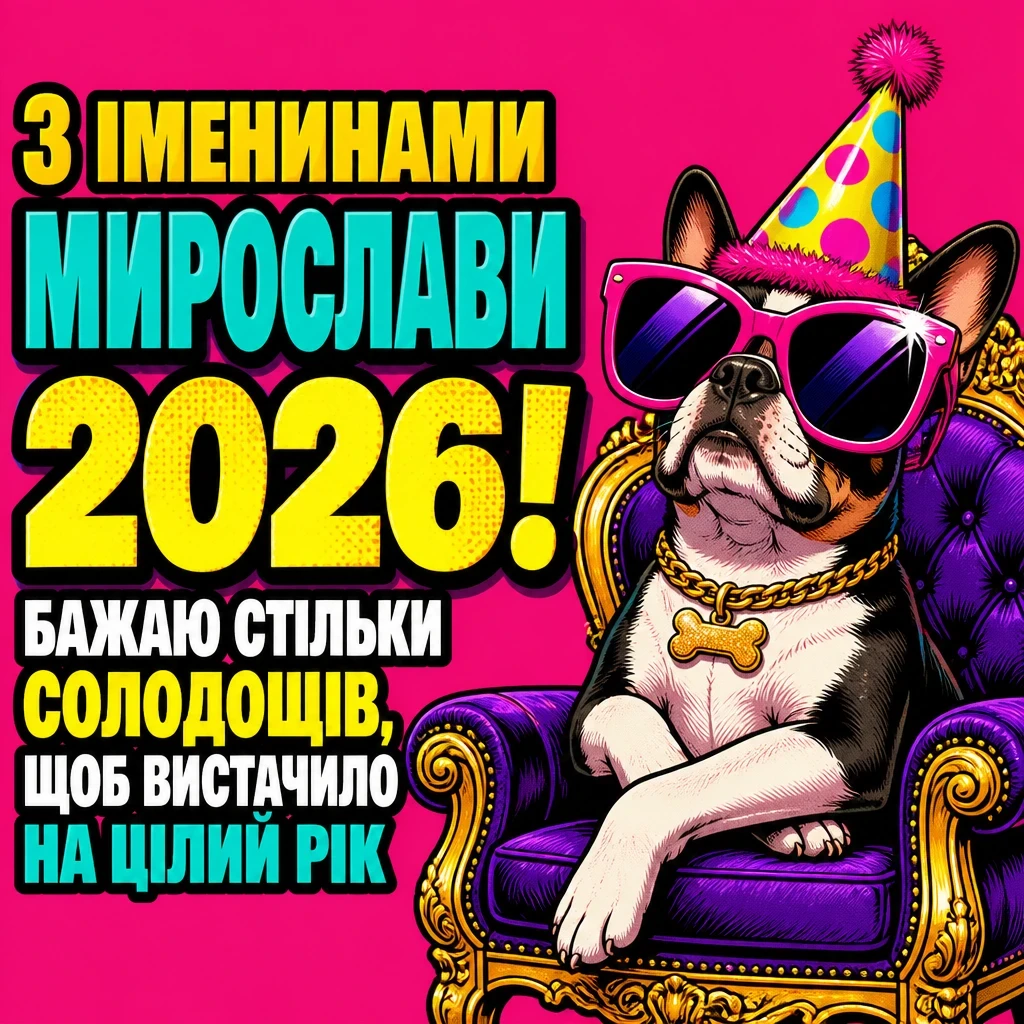 іменини мирослави 2026