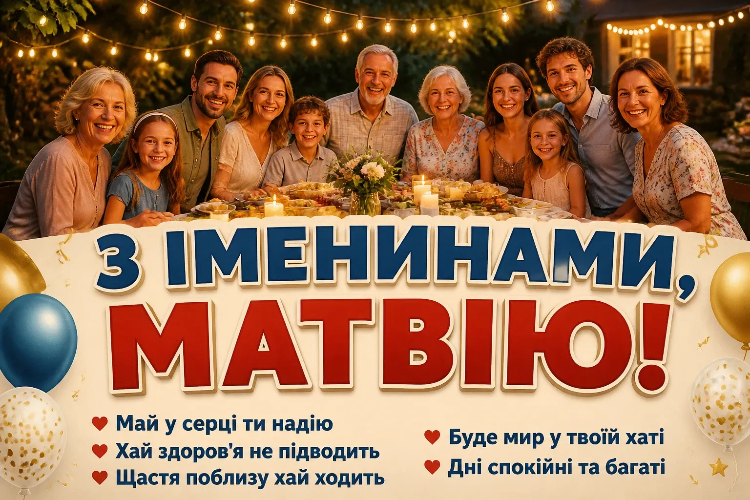 іменини матвія