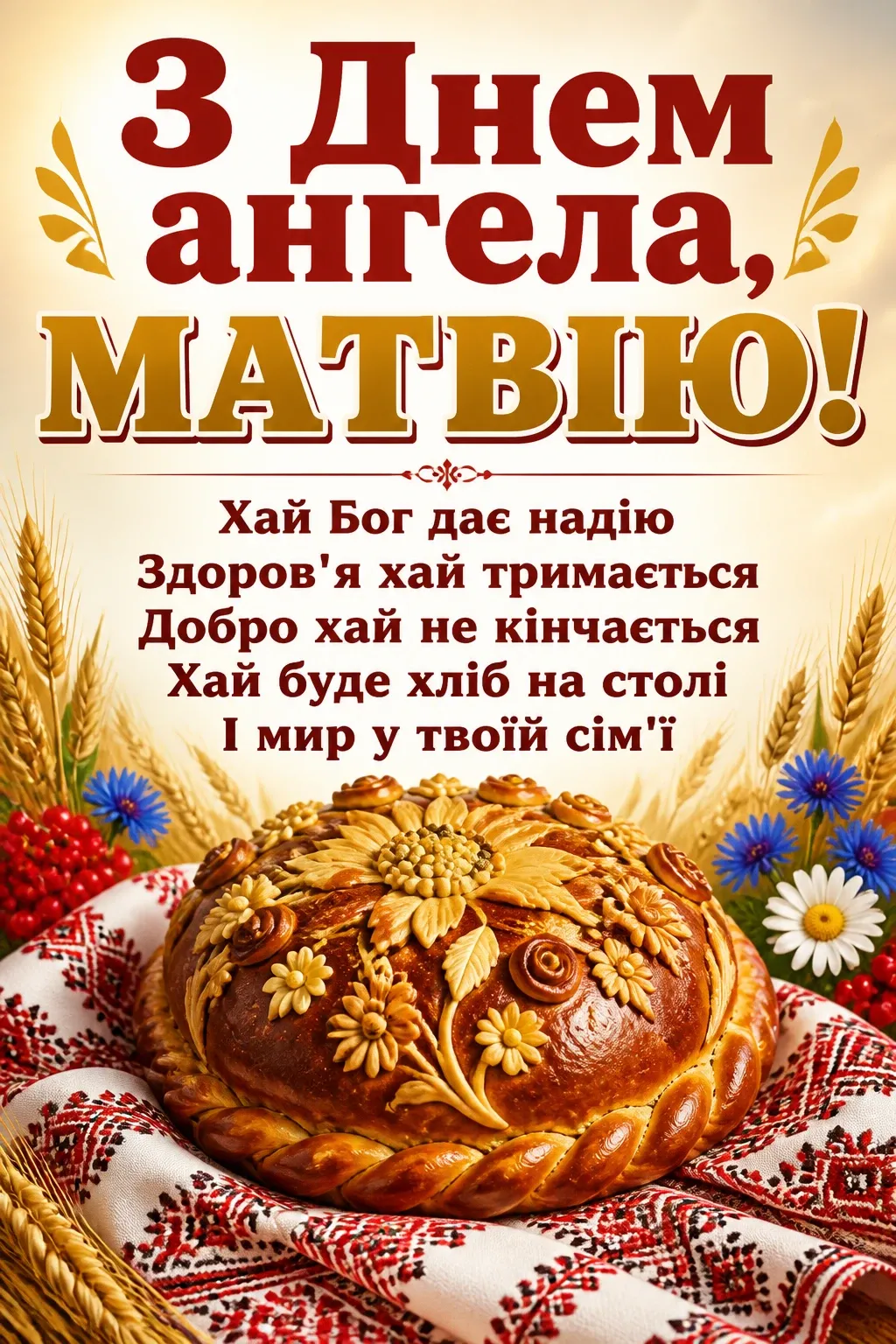 іменини матвія