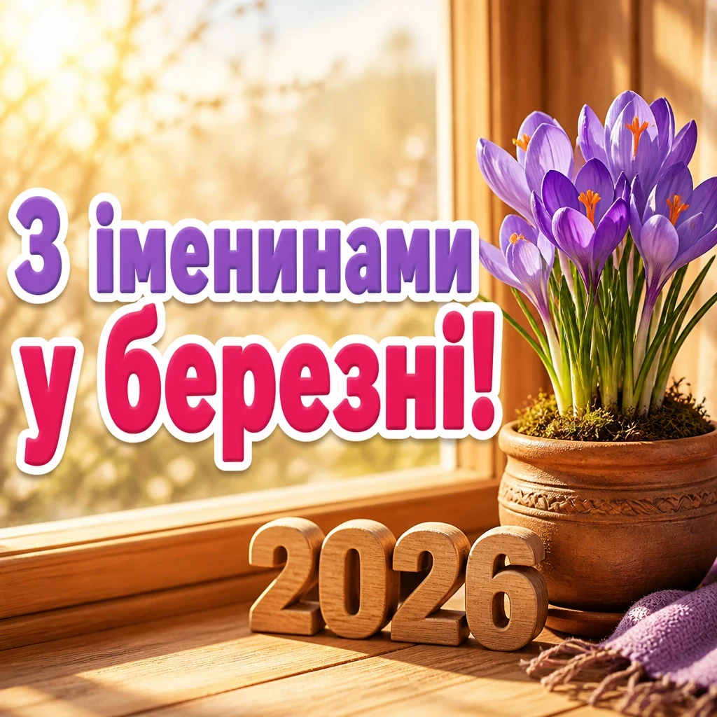 іменини березень 2026