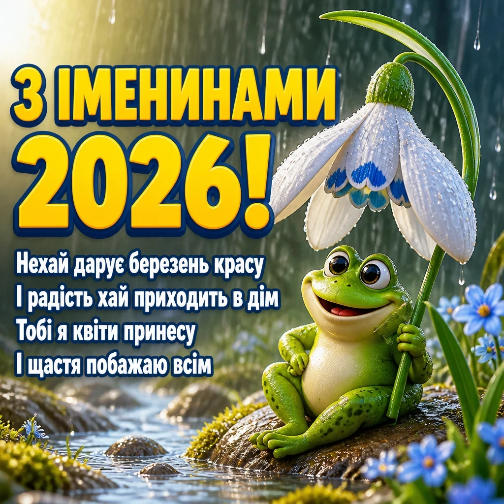 іменини березень 2026