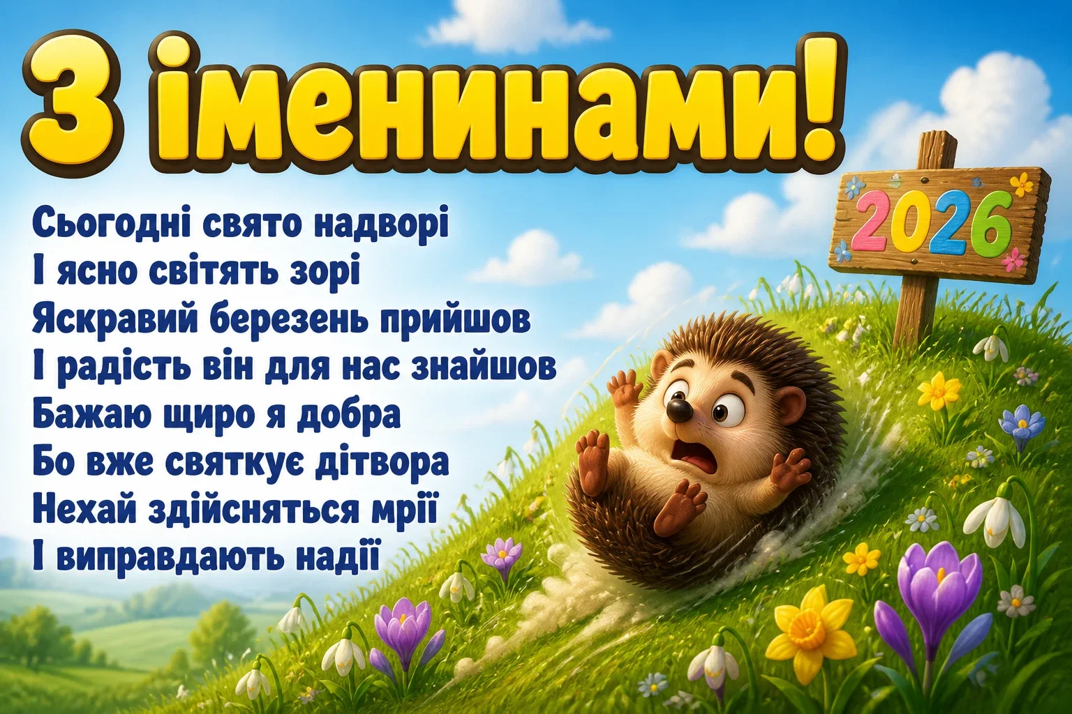 іменини березень 2026