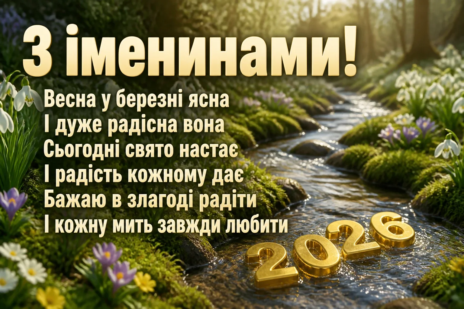 іменини березень 2026