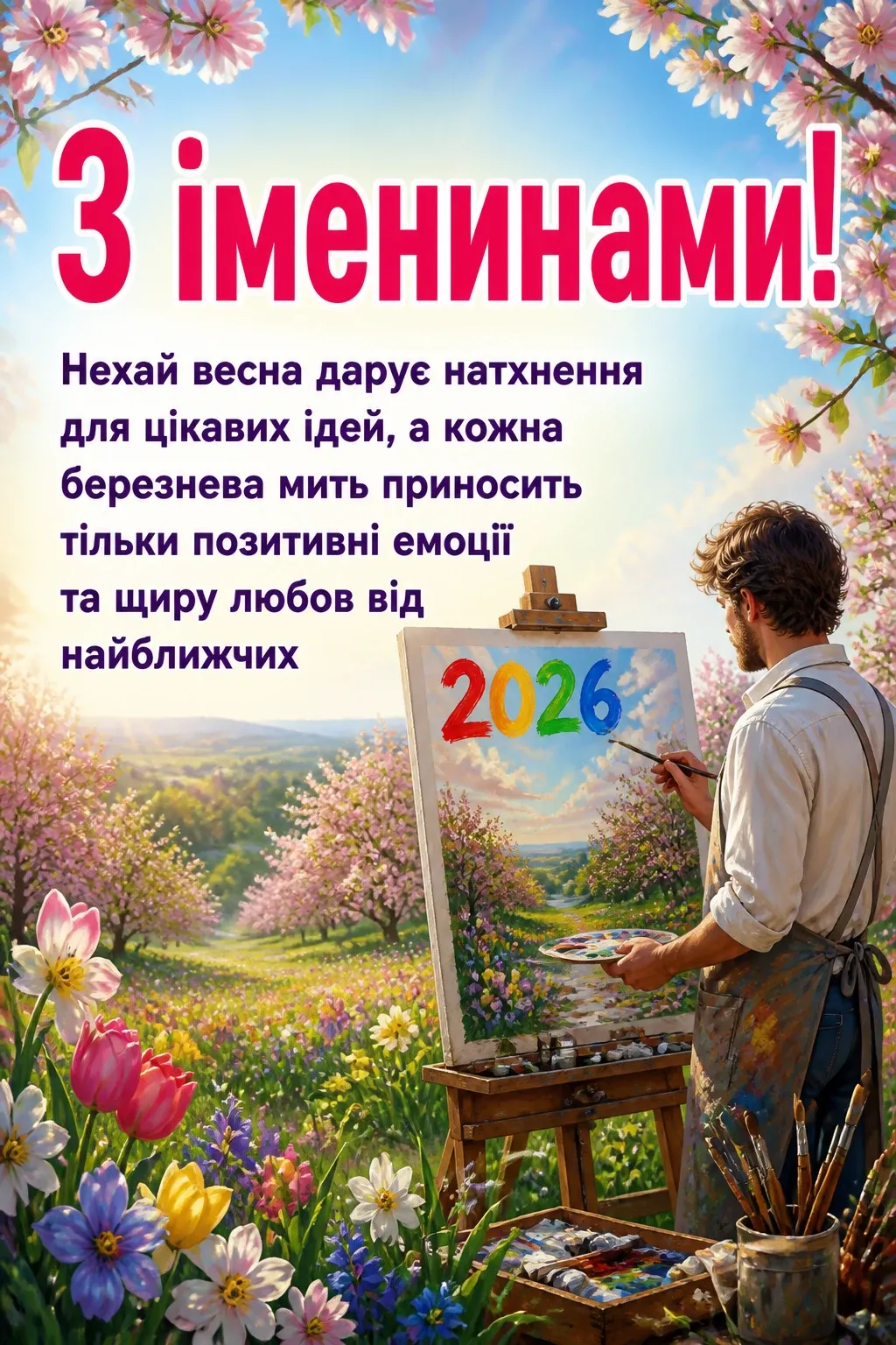 іменини березень 2026