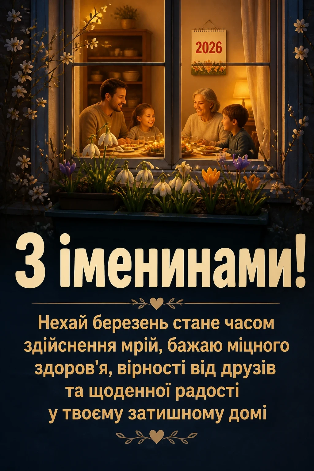 іменини березень 2026