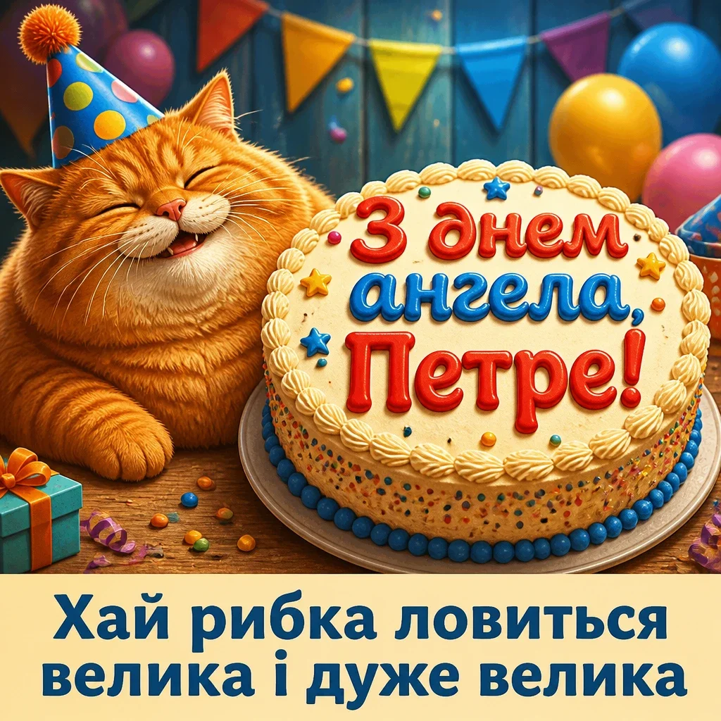 іменини петра привітання