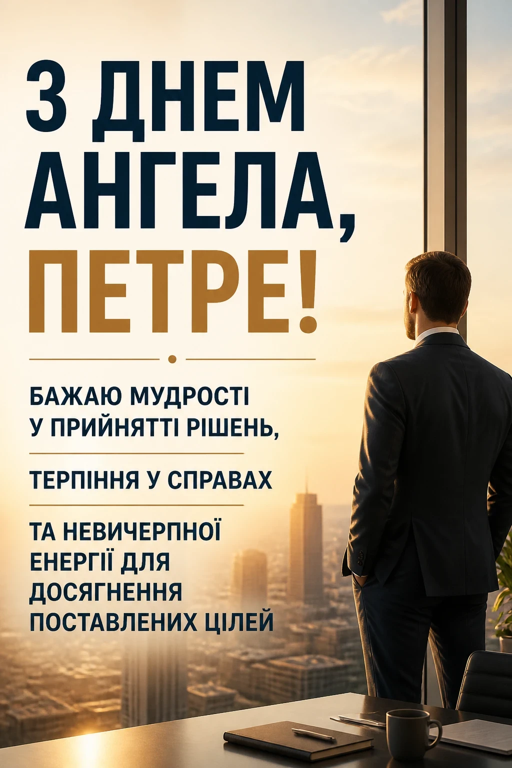 іменини петра привітання