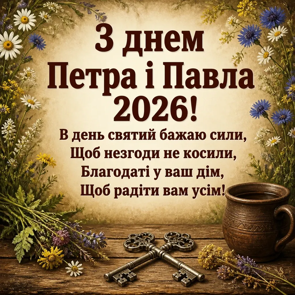 іменини петра і павла 2026 іменини петра і павла 2026