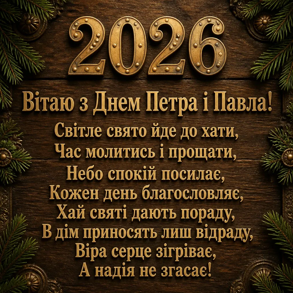іменини петра і павла 2026 іменини петра і павла 2026