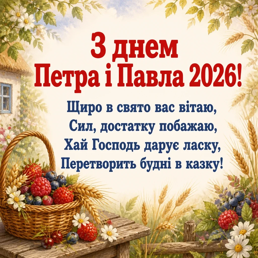 іменини петра і павла 2026 іменини петра і павла 2026
