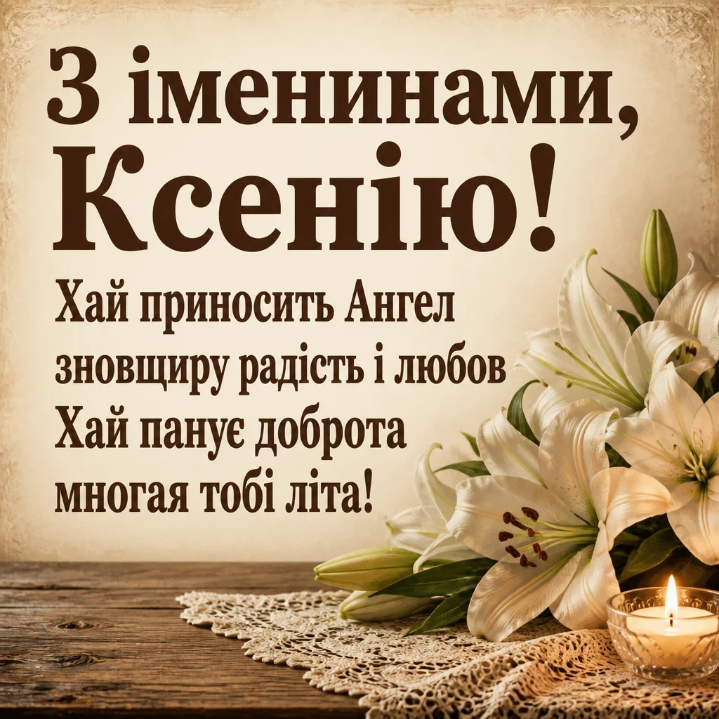 іменини ксенії