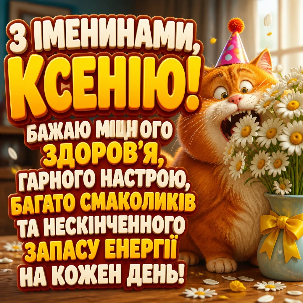 іменини ксенії