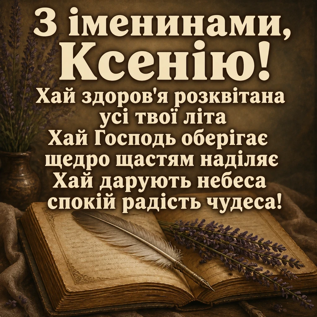 іменини ксенії