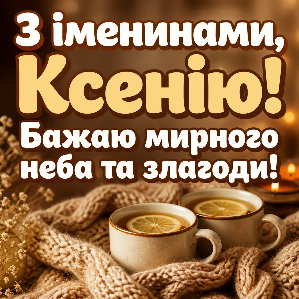 іменини ксенії