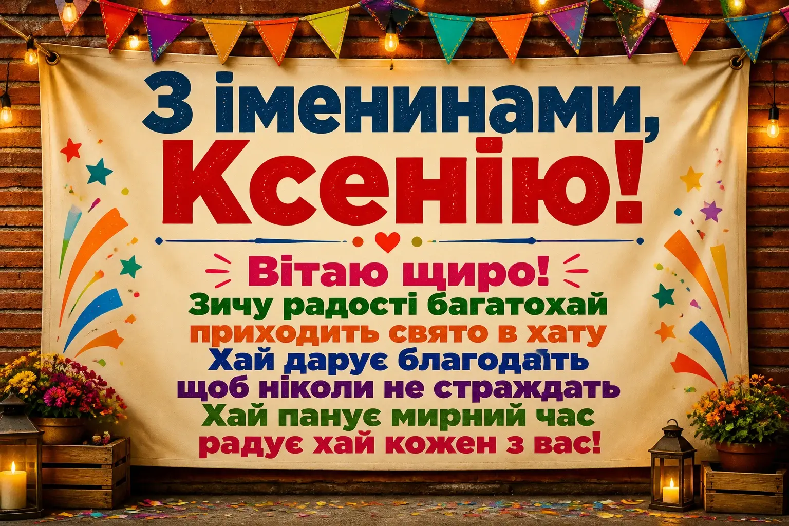 іменини ксенії