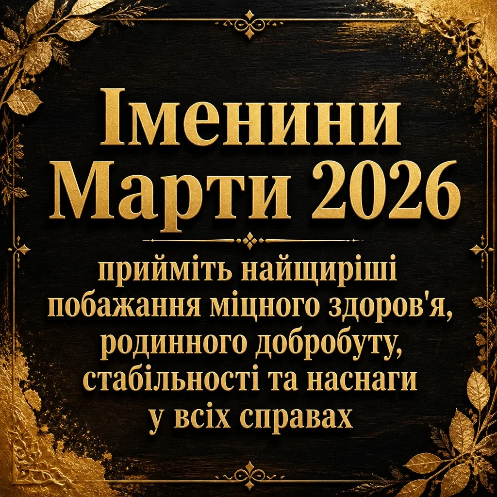 марта іменини 2026 марта іменини 2026