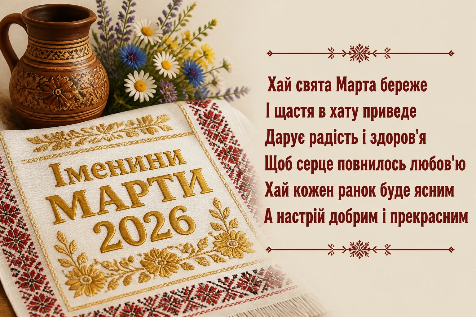 марта іменини 2026 марта іменини 2026