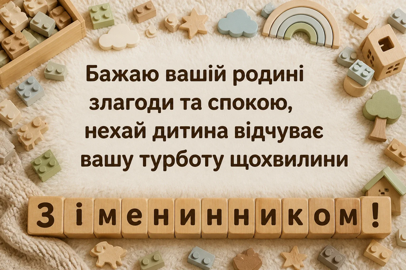 привітання батьків з іменинником