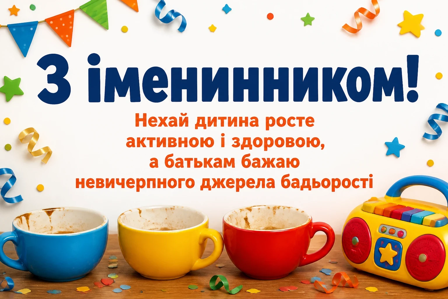привітання батьків з іменинником