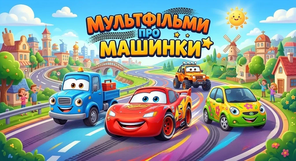 Мультфільми про машинки: від дитячих до дорослих