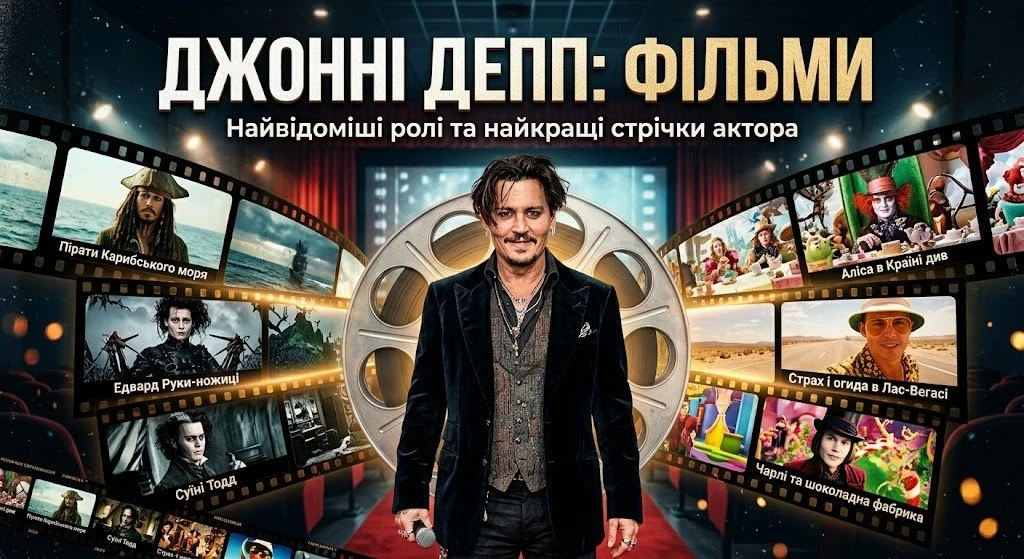 Фільми Джонні Деппа: від жахів до мелодрами